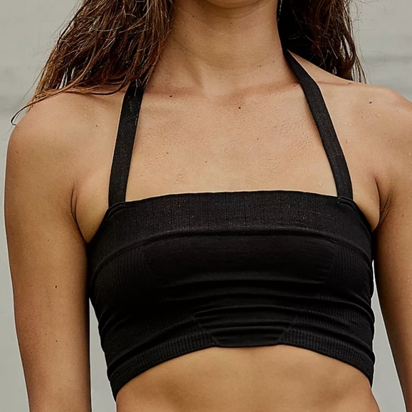 Nwot Free People Movement Good Karma Halter Top - Picture 2 of 12